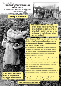 Reminiscense Day Flyer