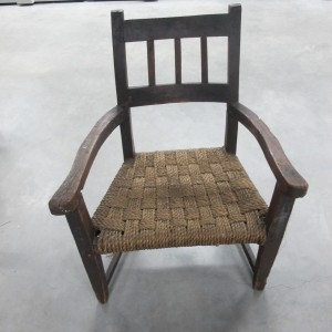 Harris bent grass chair, Highland Folk Museum